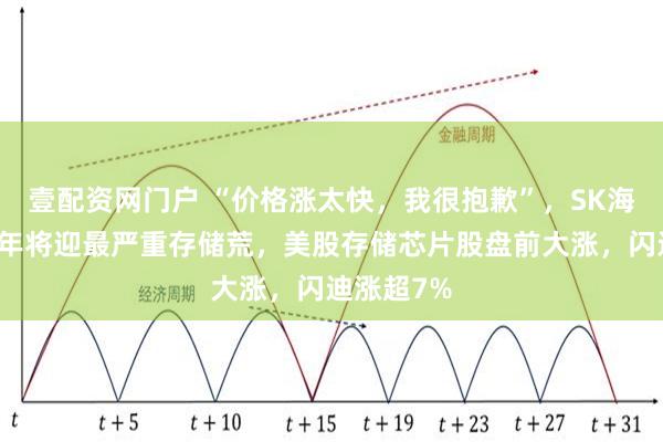 壹配资网门户 “价格涨太快，我很抱歉”，SK海力士：明年将迎最严重存储荒，美股存储芯片股盘前大涨，闪迪涨超7%